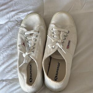 Superga White Canvas Sneakers